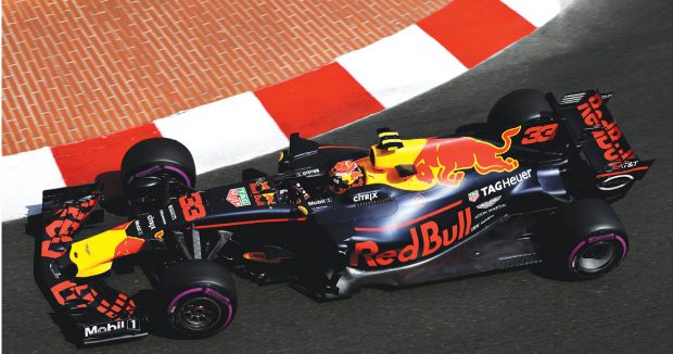 Red Bull Racing, like all other Formula One teams, must balance the use of computational fluid dynamics (CFD) and wind tunnel tests to remain within the allotted limits. Photo by Mark Thompson/Getty Images; Image courtesy of Red Bull Racing.