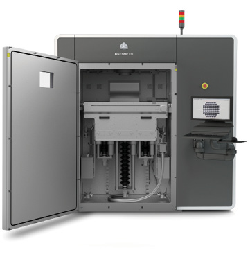 3D Systems says the ProX DMP 320 direct metal printer combined with LaserForm metal materials offer reduced waste, greater production speeds, short setup times and dense, pure metal parts. Image courtesy of 3D Systems.